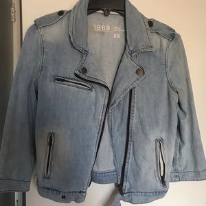 Denim Moto Jacket
